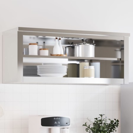 Armario de pared de cocina con estante acero inoxidable de , Recipiente para comida - Ref: Foro24-376445, Precio: 143,40 €, D...