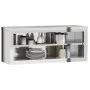 Armario de pared de cocina con estante acero inoxidable de , Recipiente para comida - Ref: Foro24-376445, Precio: 141,79 €, D...
