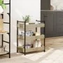 Sonoma oak engineered wood kitchen cart 50x30x70 cm by , Kitchen and dining carts - Ref: Foro24-842357, Price: 57,12 €, Disco...