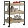 Sonoma oak engineered wood kitchen cart 50x30x70 cm by , Kitchen and dining carts - Ref: Foro24-842357, Price: 57,12 €, Disco...
