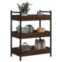 Oak brown engineered wood kitchen cart 50x30x70 cm by , Kitchen and dining carts - Ref: Foro24-842360, Price: 49,79 €, Discou...