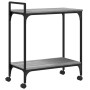 Carrito de cocina madera ingeniería gris Sonoma 60,5x31x72,5 cm de , Carros de cocina y comedor - Ref: Foro24-842369, Precio:...