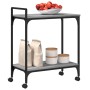 Carrito de cocina madera ingeniería gris Sonoma 60,5x31x72,5 cm de , Carros de cocina y comedor - Ref: Foro24-842369, Precio:...