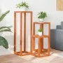 Soportes para plantas 3 piezas madera maciza pino marrón cera de , Soportes para macetas - Ref: Foro24-844472, Precio: 94,88 ...