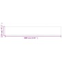 Pantalla de balcón 100% poliéster Oxford blanco 120x800 cm de , Sombrillas - Ref: Foro24-4000103, Precio: 34,52 €, Descuento: %