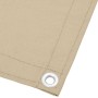 Pantalla de balcón 100% poliéster Oxford beige 75x1000 cm de , Sombrillas - Ref: Foro24-4000174, Precio: 34,63 €, Descuento: %