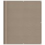 Pantalla de balcón 100% poliéster Oxford taupé 120x1000 cm de , Sombrillas - Ref: Foro24-4000251, Precio: 45,10 €, Descuento: %