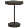 Mesa de jardín de ratán sintético marrón 75,5x106 cm de vidaXL, Mesas de jardín - Ref: Foro24-45858, Precio: 76,04 €, Descuen...