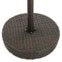 Mesa de jardín de ratán sintético marrón 75,5x106 cm de vidaXL, Mesas de jardín - Ref: Foro24-45858, Precio: 76,04 €, Descuen...