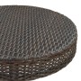 Mesa de jardín de ratán sintético marrón 75,5x106 cm de vidaXL, Mesas de jardín - Ref: Foro24-45858, Precio: 76,04 €, Descuen...