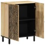 Aparador 3 piezas madera maciza de mango 60x33x75 cm de , Aparadores - Ref: Foro24-3206306, Precio: 524,31 €, Descuento: %