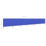 Paravientos de playa de 6 paneles tela azul celeste 800x80 cm de vidaXL, Sombrillas - Ref: Foro24-47173, Precio: 52,30 €, Des...