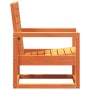 Juego de muebles jardín 3 pzas madera maciza pino marrón cera de , Conjuntos de jardín - Ref: Foro24-844646, Precio: 139,14 €...