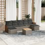 Set de sofás de jardín 8 pzas y cojines ratán sintético gris de , Conjuntos de jardín - Ref: Foro24-3227922, Precio: 419,25 €...