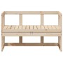 Banco sofá de jardín extensible madera maciza de pino de , Bancos de jardín - Ref: Foro24-832610, Precio: 141,32 €, Descuento: %