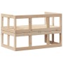 Banco sofá de jardín extensible madera maciza de pino de , Bancos de jardín - Ref: Foro24-832610, Precio: 141,32 €, Descuento: %