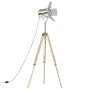 Lámpara de suelo con trípode madera maciza de mango 140 cm de vidaXL, Lámparas - Ref: Foro24-286116, Precio: 91,11 €, Descuen...