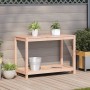 Mesa de plantación y estante madera maciza Douglas 108x50x75 cm de , Soportes para macetas - Ref: Foro24-832405, Precio: 95,1...