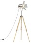 Lámpara de suelo con trípode madera maciza de mango 140 cm de vidaXL, Lámparas - Ref: Foro24-286116, Precio: 91,11 €, Descuen...