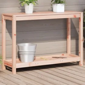 Mesa de plantación y estante madera maciza Douglas 108x35x75 cm de , Soportes para macetas - Ref: Foro24-832395, Precio: 83,1...
