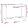 Mesa de plantación y estante madera maciza Douglas 108x35x75 cm de , Soportes para macetas - Ref: Foro24-832395, Precio: 84,2...