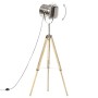 Lámpara de suelo con trípode madera maciza de mango 140 cm de vidaXL, Lámparas - Ref: Foro24-286116, Precio: 91,11 €, Descuen...
