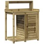 Mesa plantación con estantes madera impregnada 82,5x50x109,5 cm de , Soportes para macetas - Ref: Foro24-832426, Precio: 163,...
