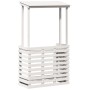 Mesa alta bar de jardín madera maciza blanco 112,5x57x195,5 cm de , Mesas de jardín - Ref: Foro24-832535, Precio: 224,96 €, D...