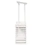 Mesa alta bar de jardín madera maciza blanco 112,5x57x195,5 cm de , Mesas de jardín - Ref: Foro24-832535, Precio: 213,81 €, D...