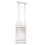 Mesa alta bar de jardín madera maciza blanco 112,5x57x195,5 cm de , Mesas de jardín - Ref: Foro24-832535, Precio: 224,96 €, D...
