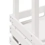 Mesa alta bar de jardín madera maciza blanco 112,5x57x195,5 cm de , Mesas de jardín - Ref: Foro24-832535, Precio: 213,81 €, D...