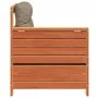 Sofá jardín con reposabrazos y cojín madera pino marrón cera de , Sofás de exterior - Ref: Foro24-844916, Precio: 99,29 €, De...