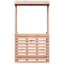 Mesa de bar de jardín con techo madera maciza 112,5x57x195,5 cm de , Mesas de jardín - Ref: Foro24-832537, Precio: 204,50 €, ...