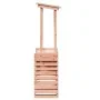 Mesa de bar de jardín con techo madera maciza 112,5x57x195,5 cm de , Mesas de jardín - Ref: Foro24-832537, Precio: 204,50 €, ...