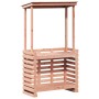 Mesa de bar de jardín con techo madera maciza 112,5x57x195,5 cm de , Mesas de jardín - Ref: Foro24-832537, Precio: 217,10 €, ...