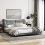 Estructura de cama con luces LED tela gris claro 180x200 cm de , Camas y somieres - Ref: Foro24-3213718, Precio: 245,48 €, De...