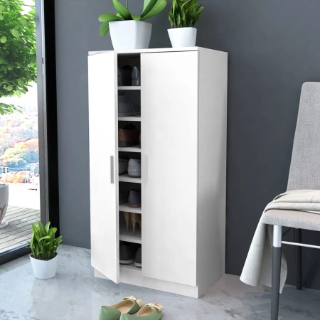 Mueble zapatero con 7 estantes blanco de , Zapateros y organizadores de calzado - Ref: Foro24-243062, Precio: 130,29 €, Descu...