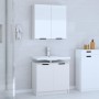 Juego de muebles de baño 2 piezas madera contrachapada blanco de , Muebles de baño - Ref: Foro24-3115860, Precio: 117,31 €, D...