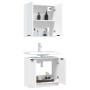 Juego de muebles de baño 2 piezas madera contrachapada blanco de , Muebles de baño - Ref: Foro24-3115860, Precio: 117,31 €, D...