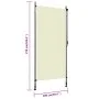 Estor enrollable de exterior color crema 100x270 cm de , Persianas y estores - Ref: Foro24-145939, Precio: 60,85 €, Descuento: %