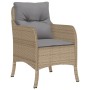Sillones jardín con cojines 2 uds ratán sintético beige mezcla de , Sillas de jardín - Ref: Foro24-365149, Precio: 231,63 €, ...