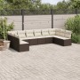 Set de sofás de jardín 10 pzas y cojines ratán sintético marrón de , Conjuntos de jardín - Ref: Foro24-3249932, Precio: 597,9...