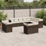 Set de sofás de jardín y cojines 12 pzas ratán sintético marrón de , Conjuntos de jardín - Ref: Foro24-3250372, Precio: 897,3...