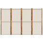 Biombo divisor de 4 paneles gris claro 280x180 cm de , Divisores de ambientes - Ref: Foro24-4003356, Precio: 131,09 €, Descue...