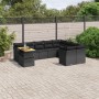 Set de sofás de jardín 10 pzas cojines ratán sintético negro de , Conjuntos de jardín - Ref: Foro24-3271013, Precio: 654,27 €...