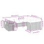 Set de sofás de jardín 10 pzas cojines ratán sintético negro de , Conjuntos de jardín - Ref: Foro24-3271013, Precio: 654,27 €...