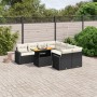 Set de sofás de jardín 8 piezas y cojines ratán sintético negro de , Conjuntos de jardín - Ref: Foro24-3271238, Precio: 539,9...