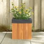Jardinera de madera maciza de acacia 35x35x35 cm de , Maceteros y jardineras - Ref: Foro24-366501, Precio: 49,42 €, Descuento: %