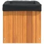 Jardinera de madera maciza de acacia 35x35x35 cm de , Maceteros y jardineras - Ref: Foro24-366501, Precio: 48,42 €, Descuento: %