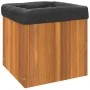Jardinera de madera maciza de acacia 35x35x35 cm de , Maceteros y jardineras - Ref: Foro24-366501, Precio: 48,42 €, Descuento: %
